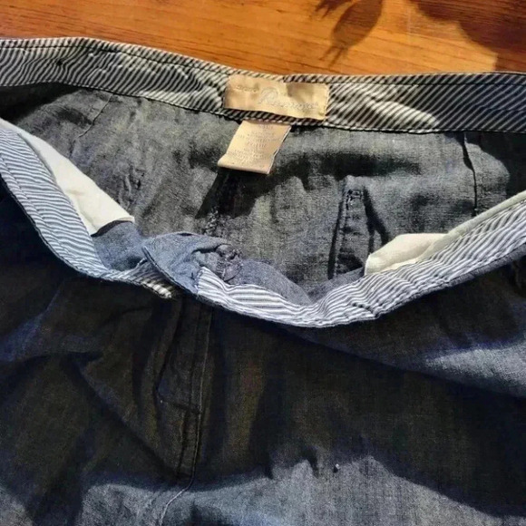 Penmans 100%cotton light weight Blue Denim  Capri Shorts size 18 - Picture 6 of 7